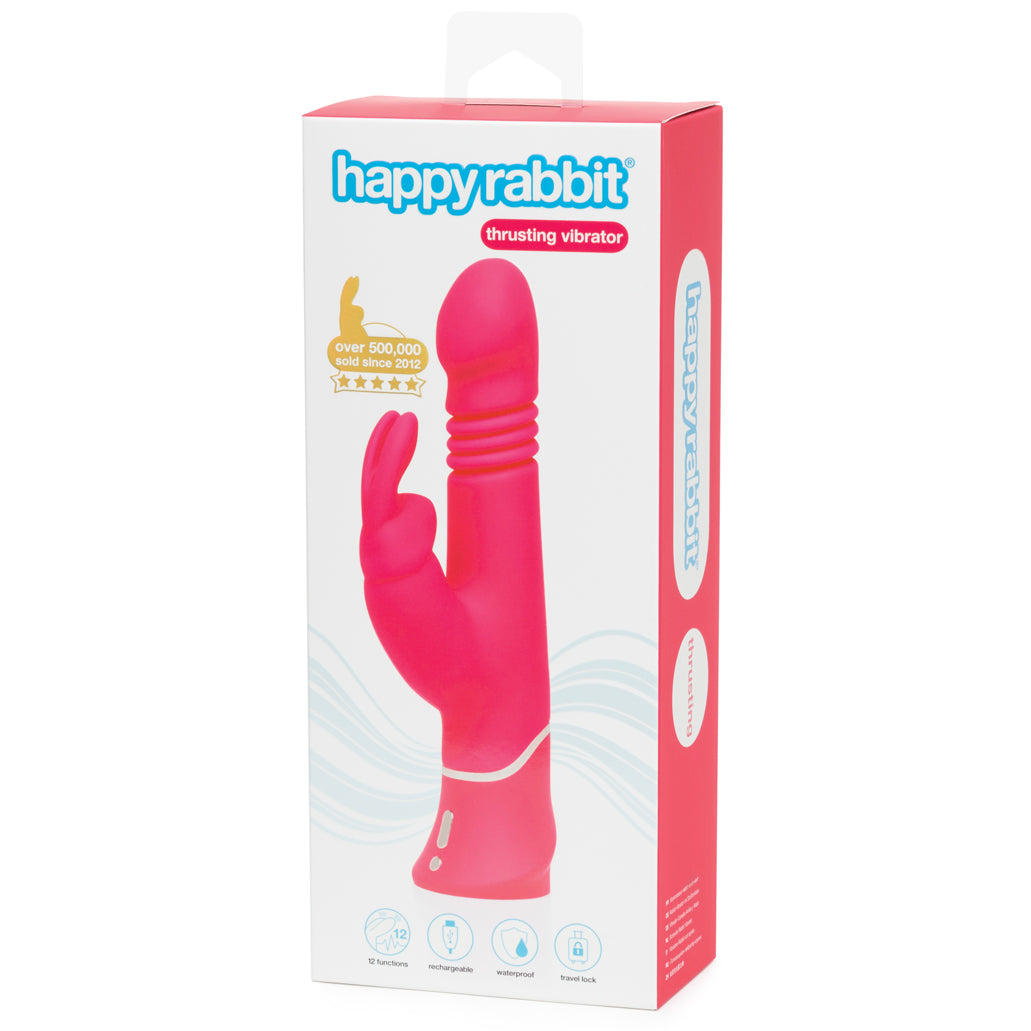 Happy Rabbit® Thrusting Vibrator - Pink