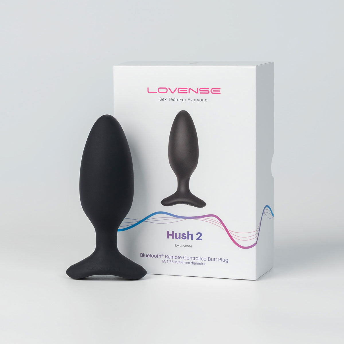 Lovense Hush 1.75" Bluetooth Vibrating Butt Plug Black | BMS Enterprises Lovense Hush 1.75" Bluetooth Vibrating Butt Plug Black | BMS Enterprises