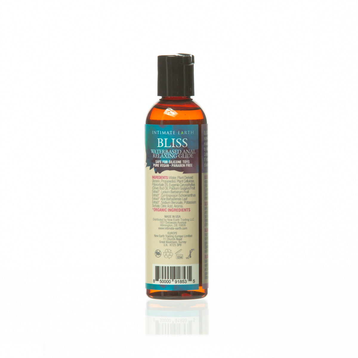 Intimate Earth Bliss Anal Relaxing Water Based Glide – 120ml/4oz