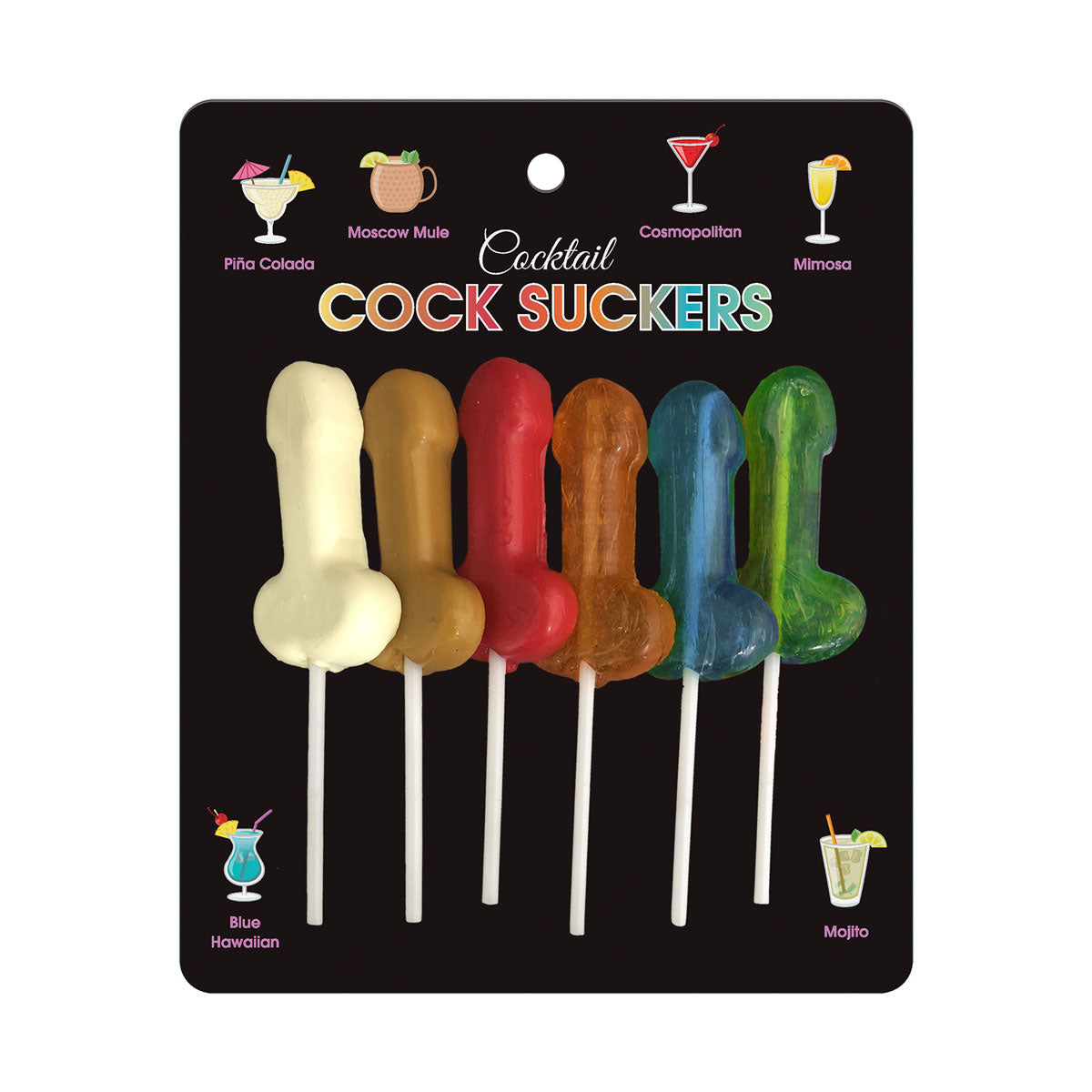 Kheper Games - Cocktail Cock Suckers Candy – Pack of 6