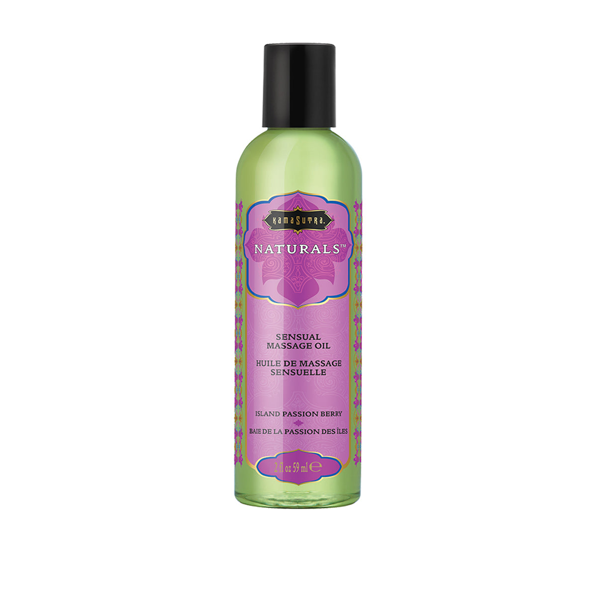 Kama Sutra Naturals Massage Oil – Island Passion Berry – 2 oz/59 ml