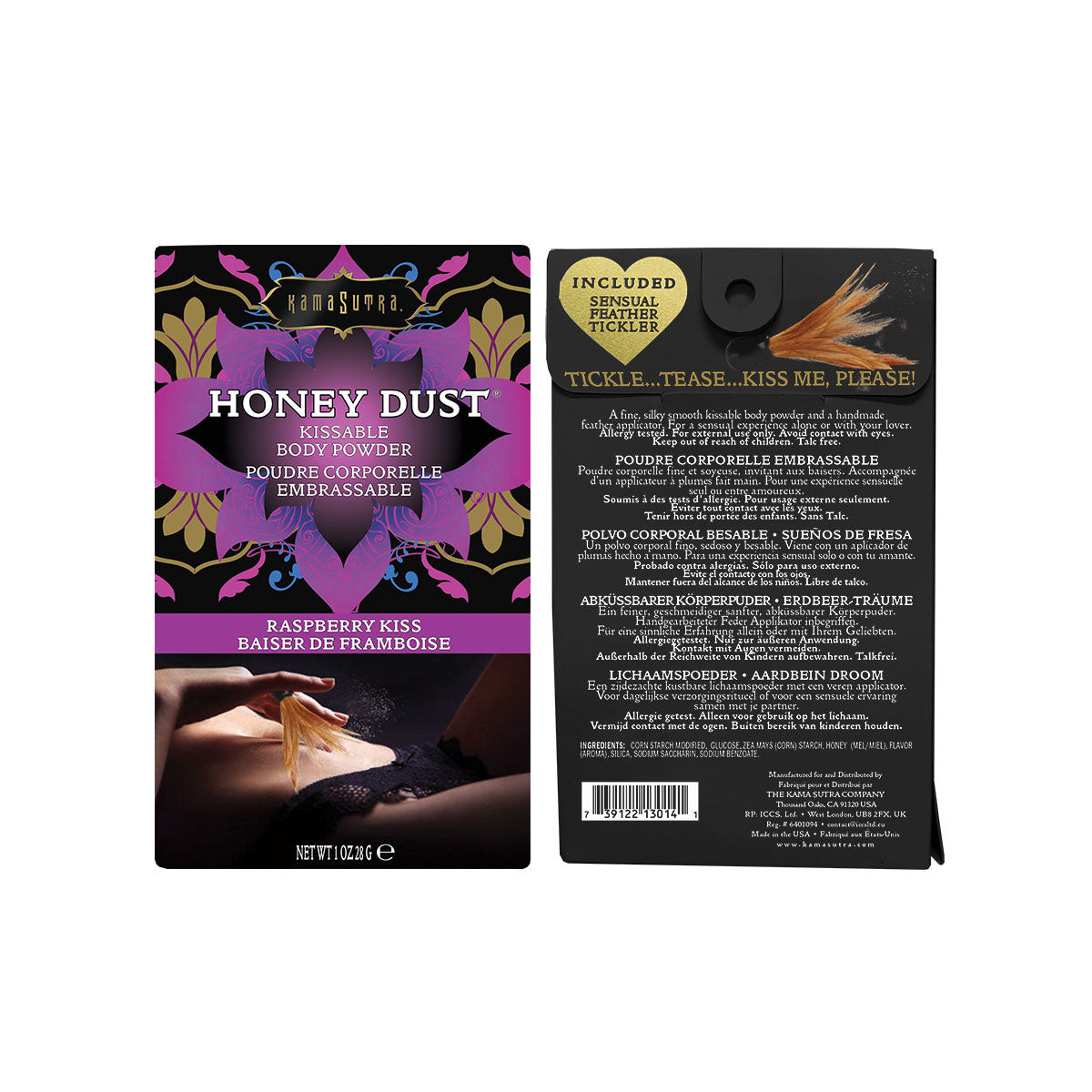 Kama Sutra Honey Dust – Raspberry Kiss – 1 oz