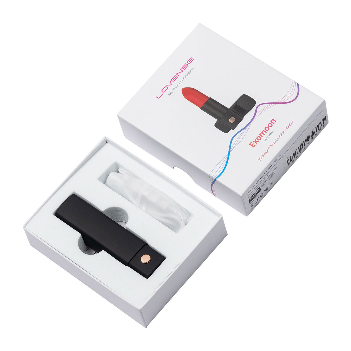 Lovense - Exomoon- Bluetooth® Mini Lipstick Vibrator