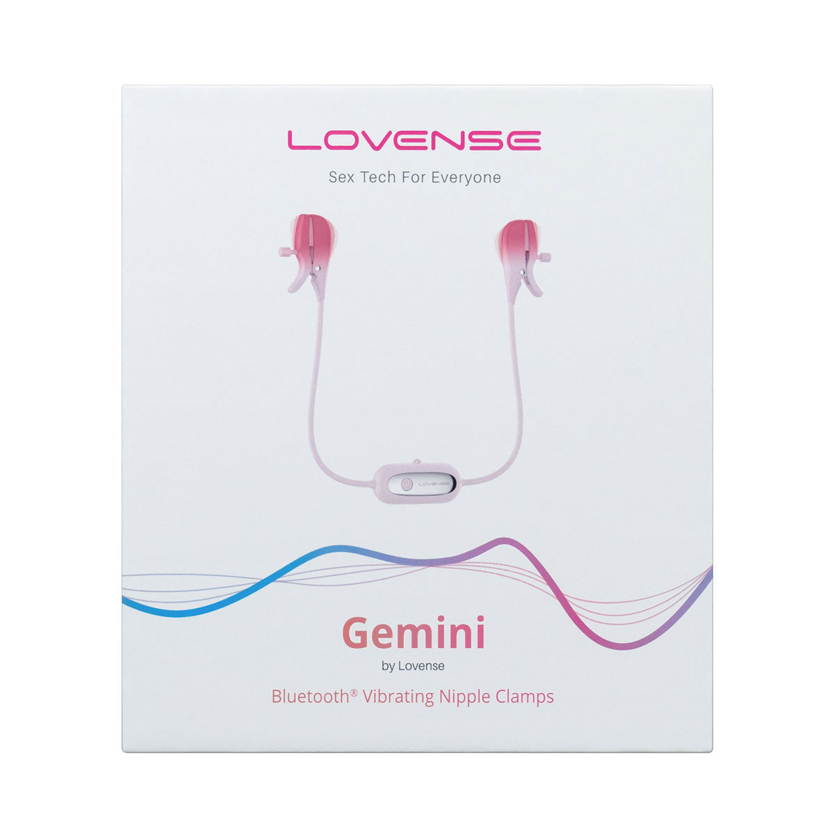 Lovense - Gemini - Bluetooth Vibrating Nipple Clamps Pink - BMS Enterprises Lovense - Gemini - Bluetooth Vibrating Nipple Clamps Pink - BMS Enterprises