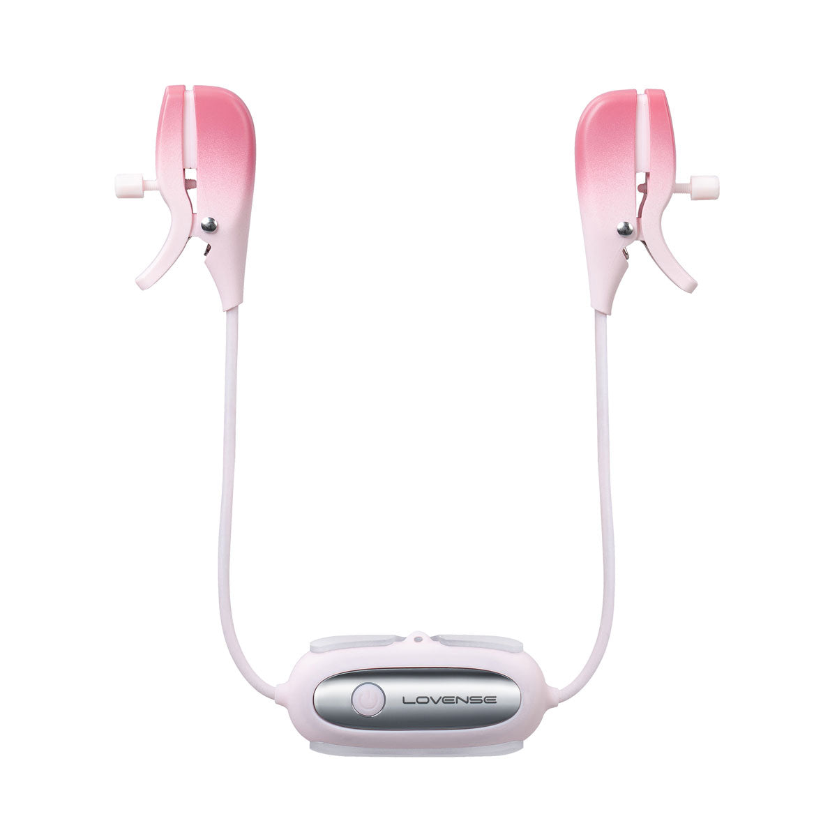 Lovense - Gemini - Bluetooth Vibrating Nipple Clamps Pink - BMS Enterprises Lovense - Gemini - Bluetooth Vibrating Nipple Clamps Pink - BMS Enterprises