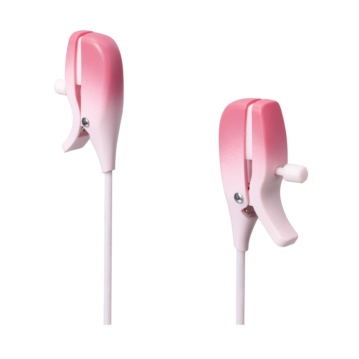 Lovense - Gemini - Bluetooth Vibrating Nipple Clamps Pink - BMS Enterprises Lovense - Gemini - Bluetooth Vibrating Nipple Clamps Pink - BMS Enterprises