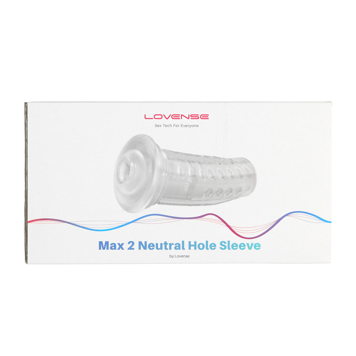 Lovense Max 2 - Neutral Hole Sleeve - Clear
