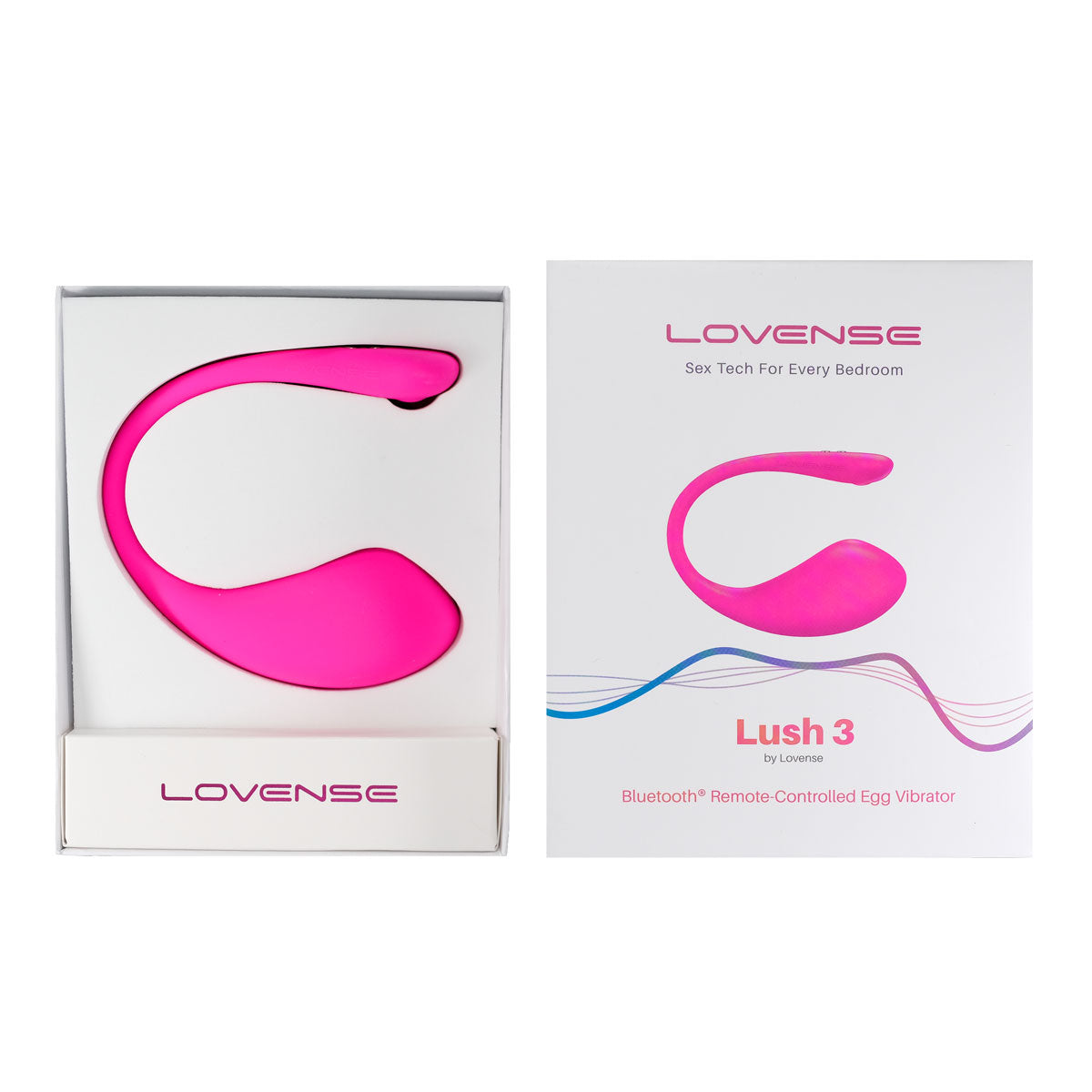 Lovense Lush 3 Bluetooth Wearable Vibrating Egg Pink