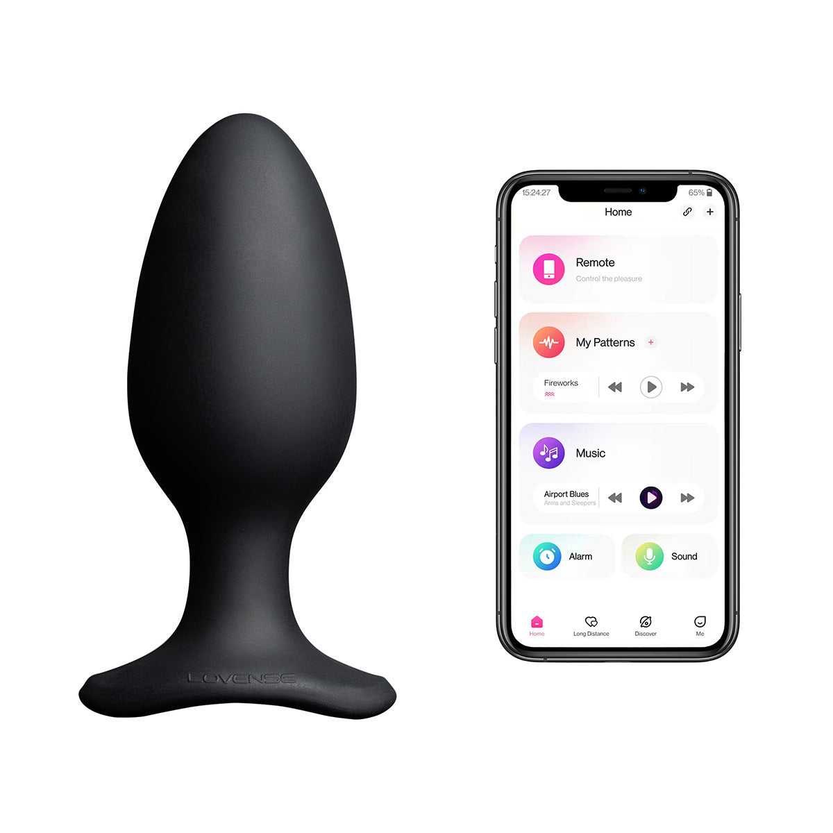 Lovense Hush 2 Vibrating Remote-Controlled Plug 2.25 Black - BMS Enterprises Lovense Hush 2 Vibrating Remote-Controlled Plug 2.25 Black - BMS Enterprises