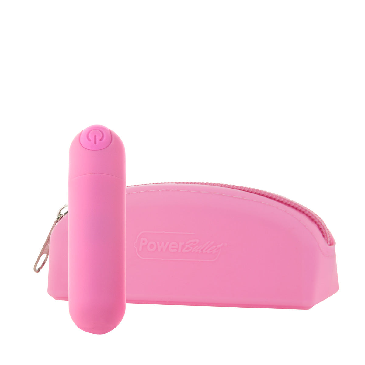 Pure Love® - Rechargeable Power Bullet With Silicone Case - Pink