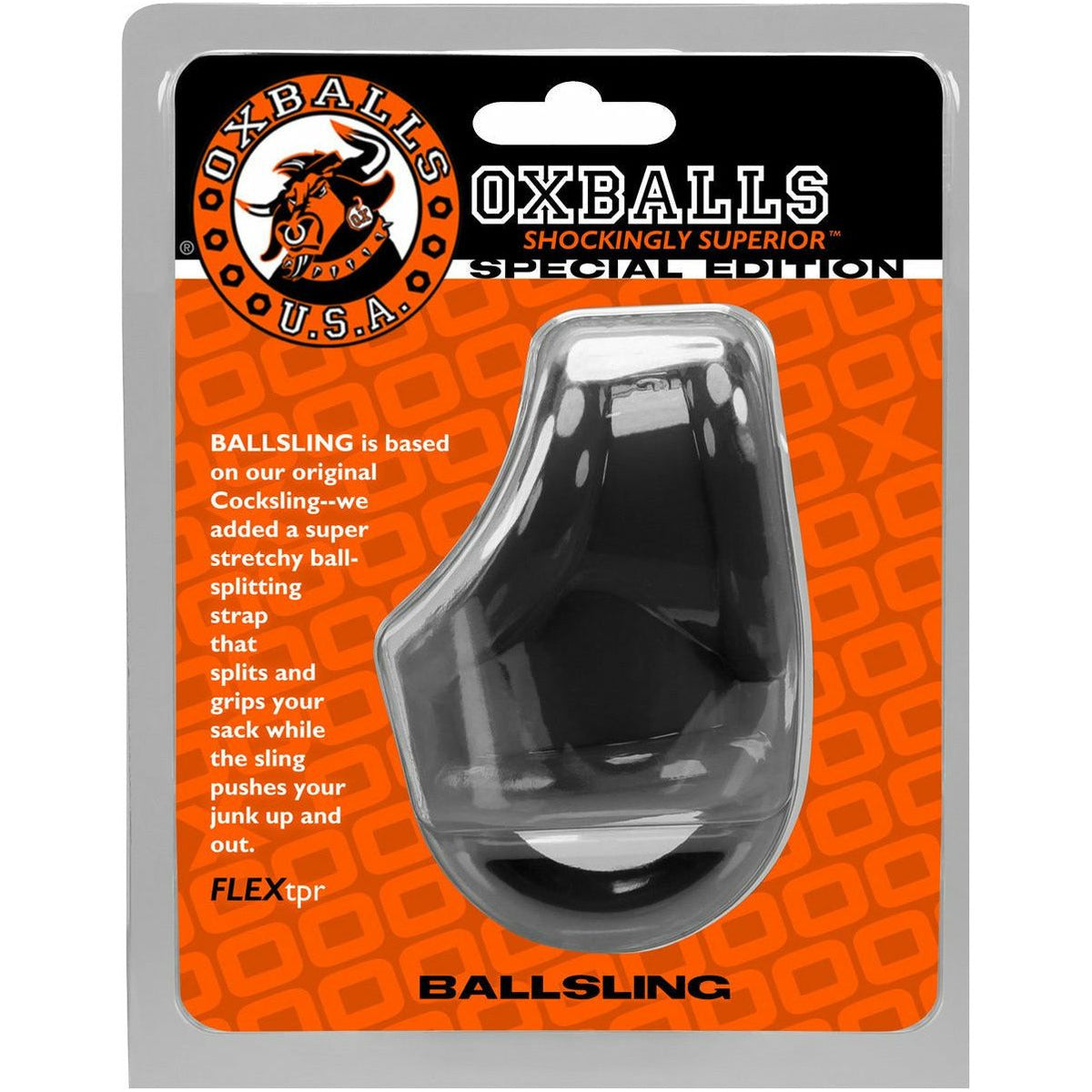 Oxballs Ballsling - Ballsplitter - Black