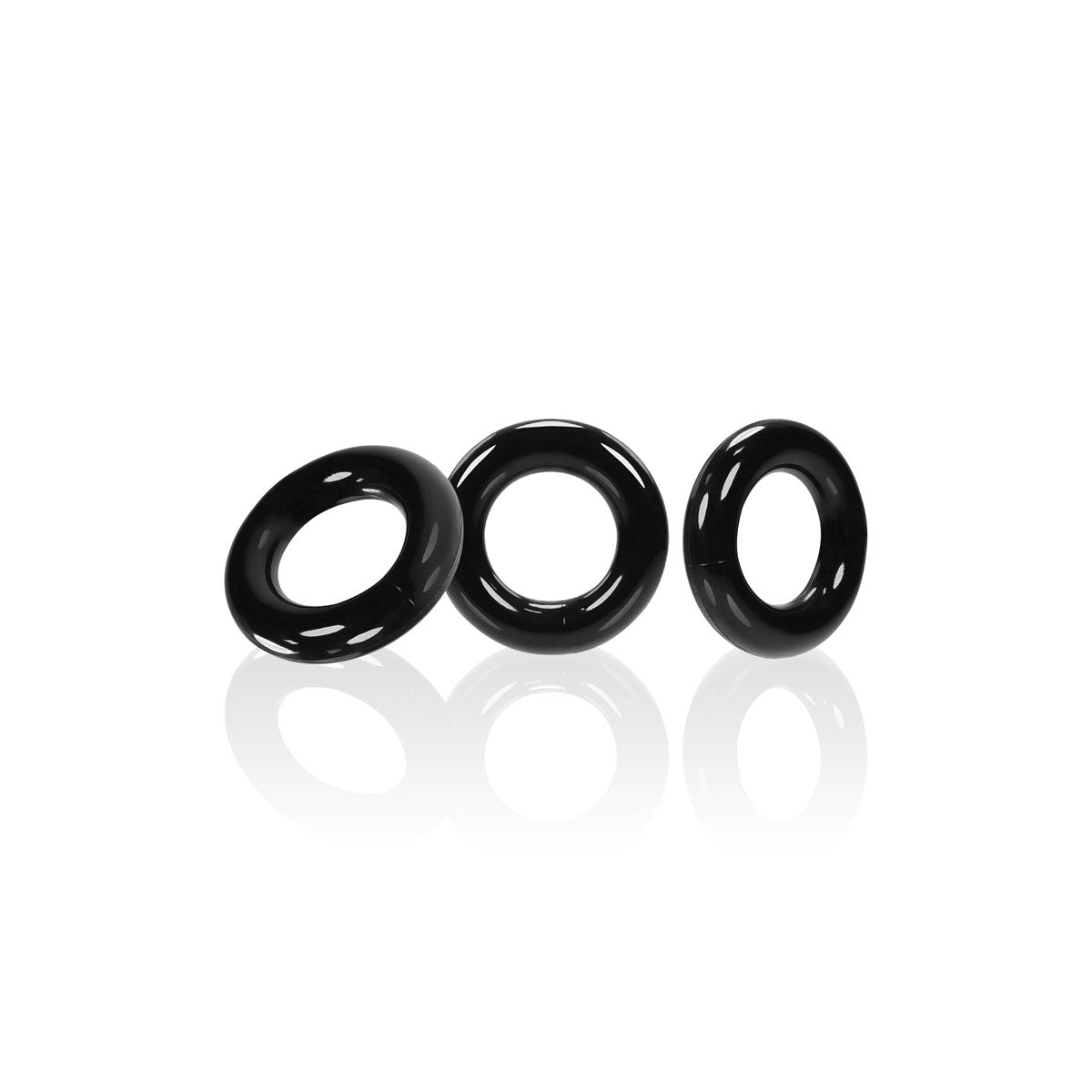 Oxballs Willy Rings – Cock Rings – 3 Pack – Black