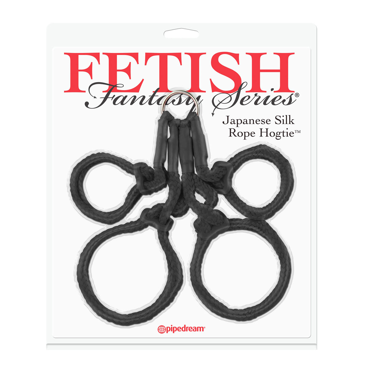 Pipedream - Fetish Fantasy Series - Japanese Silk Rope Hogtie - Black
