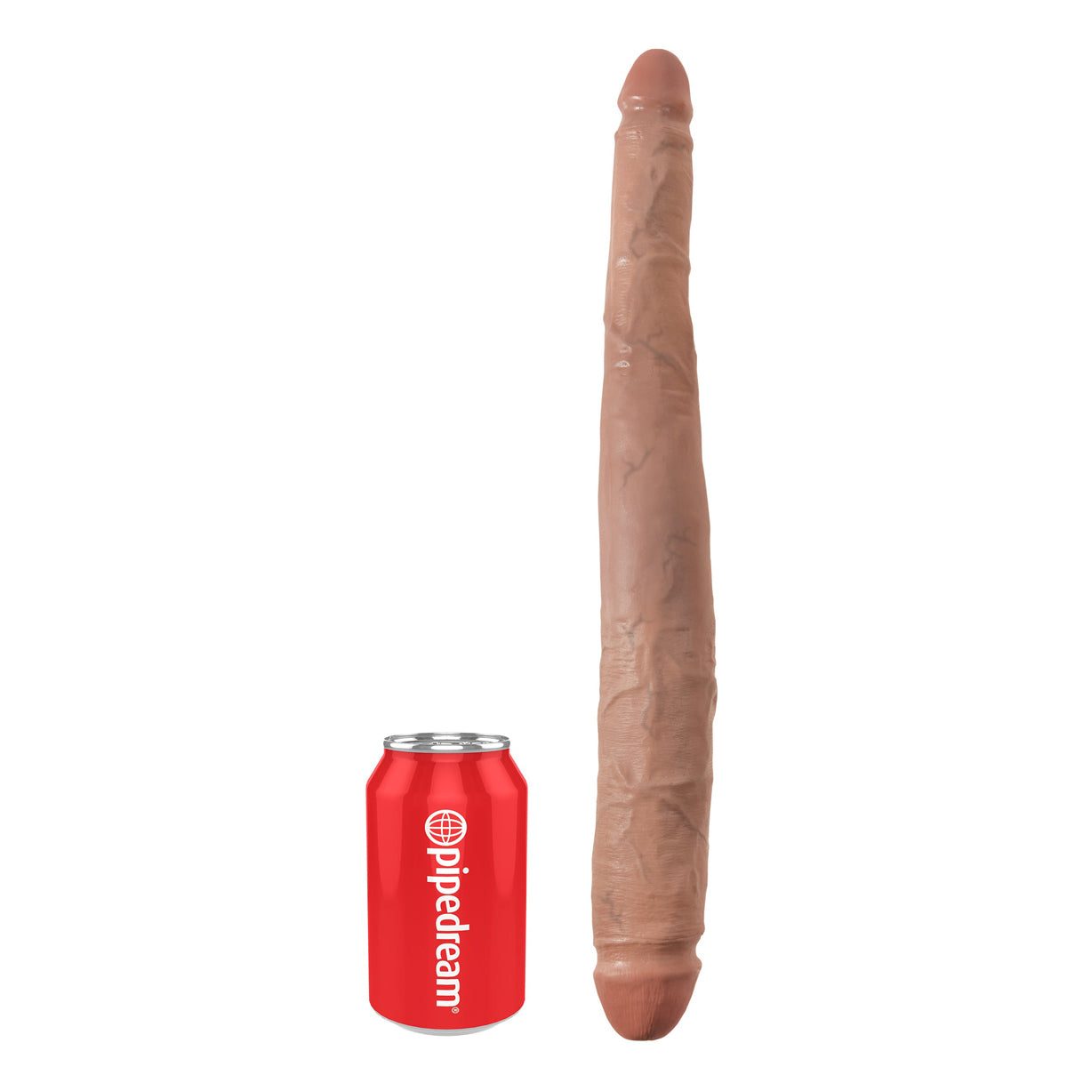 Pipedream - King Cock® - 16” Tapered Double Dildo – Beige