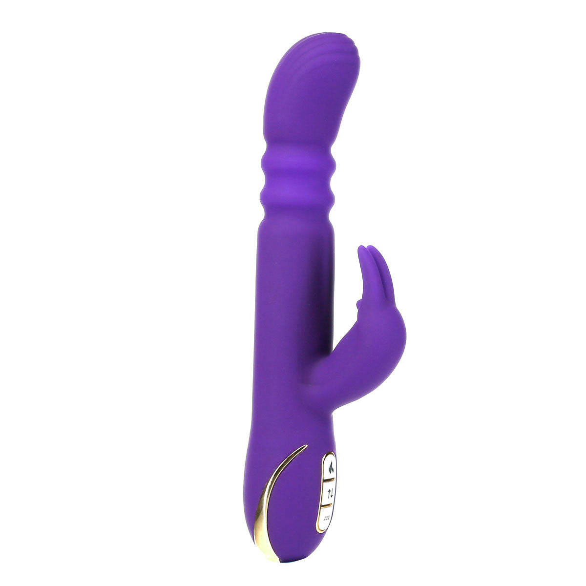 Vibe Couture® - Rabbit Ablaze Rechargeable Thrusting Vibrator – Purple