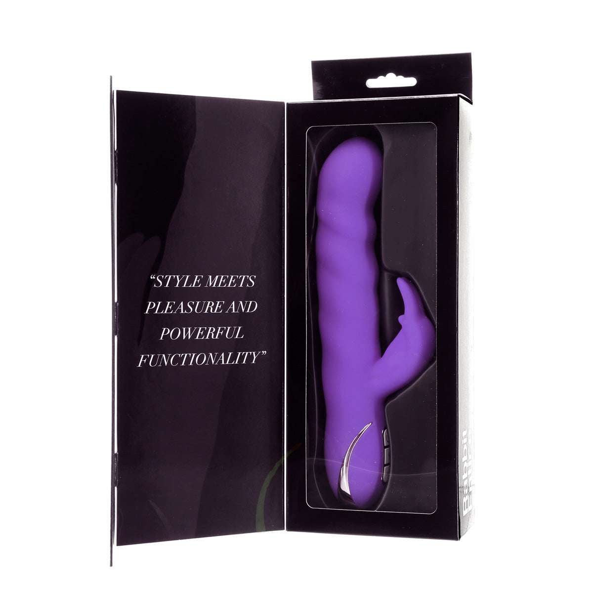 Vibe Couture® - Rabbit Entice Rechargeable Vibrator- Purple
