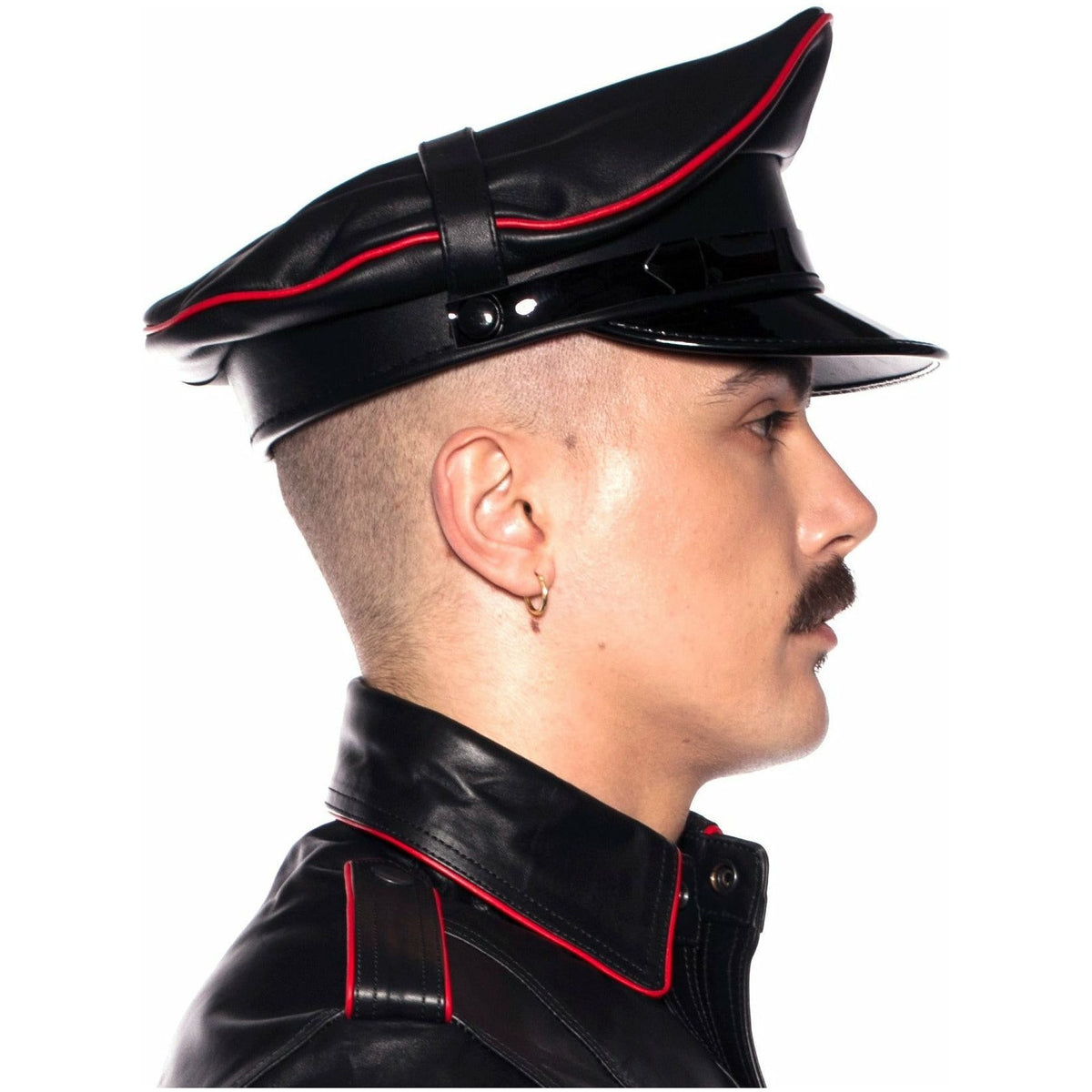 Prowler RED – Military Cap – Black/Red - Large