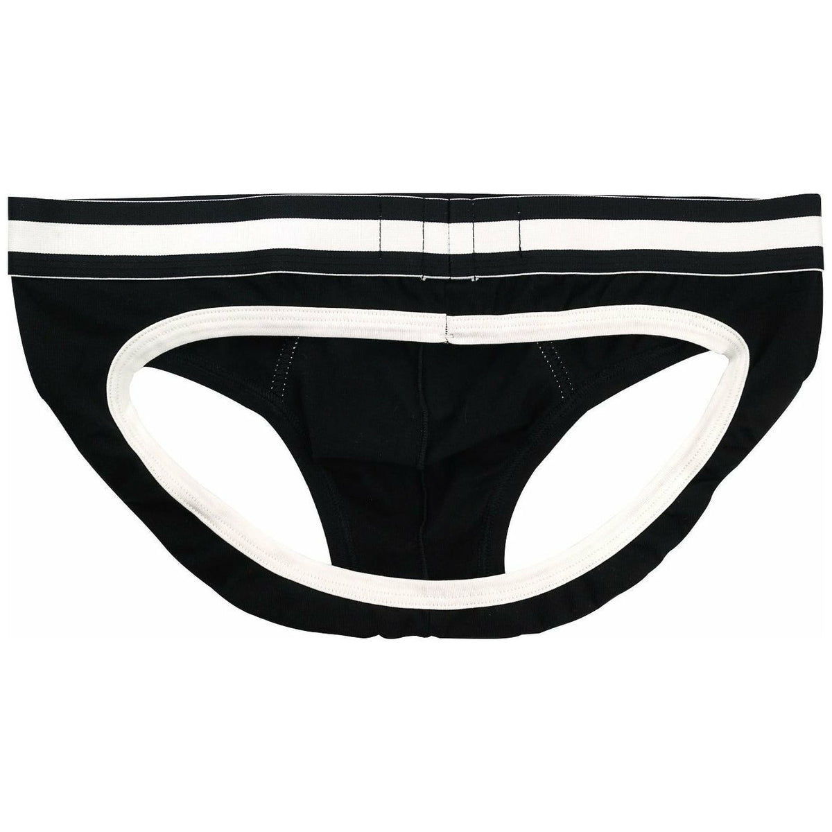 Prowler Classic Backless Brief – Black/White - Large