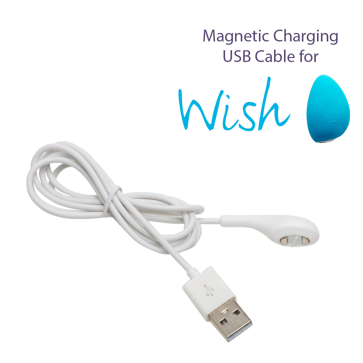 We-Vibe Magnetic Charging Clip USB Cable for We-Vibe Wish