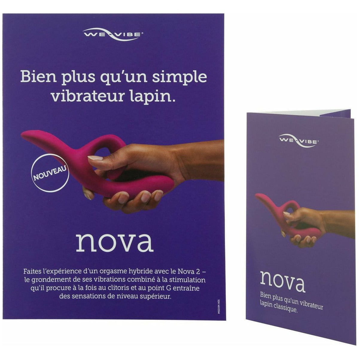 We-Vibe Nova 2 Merchandising Kit - French