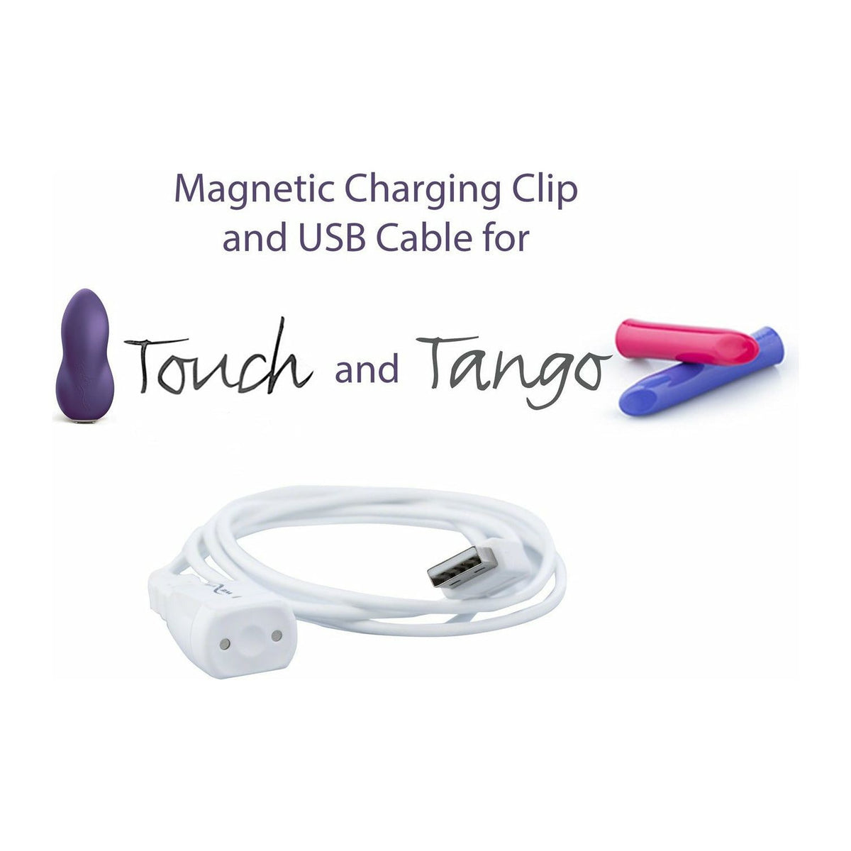 We-Vibe Magnetic Charging Clip USB Cable for We-Vibe Touch and Tango