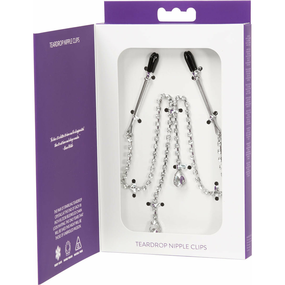 Sportsheets Sincerely - Teardrop Tweezer Nipple Clips