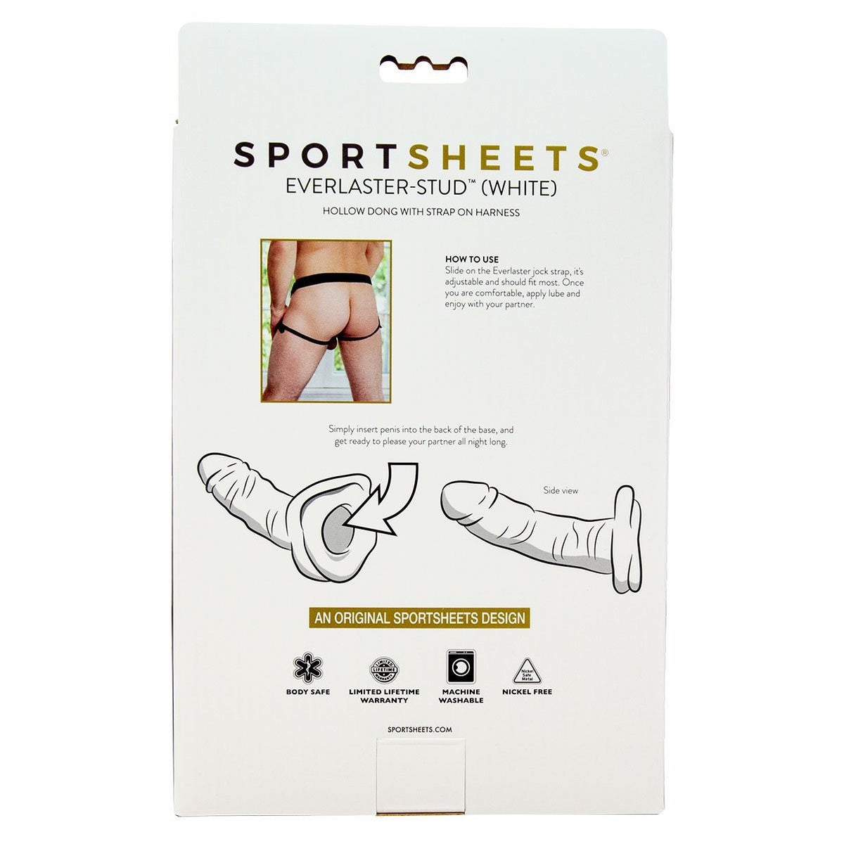 Sportsheets - Hollow Dong with Strap-On Harness