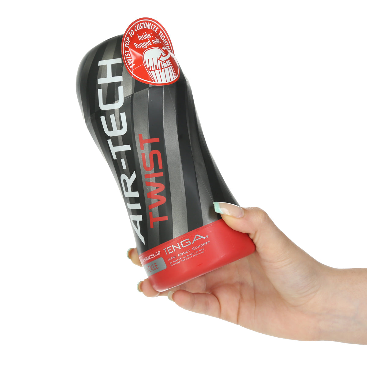 Tenga - Air-Tech Twist Custom Strength Cup Masturbator – Tickle – Red
