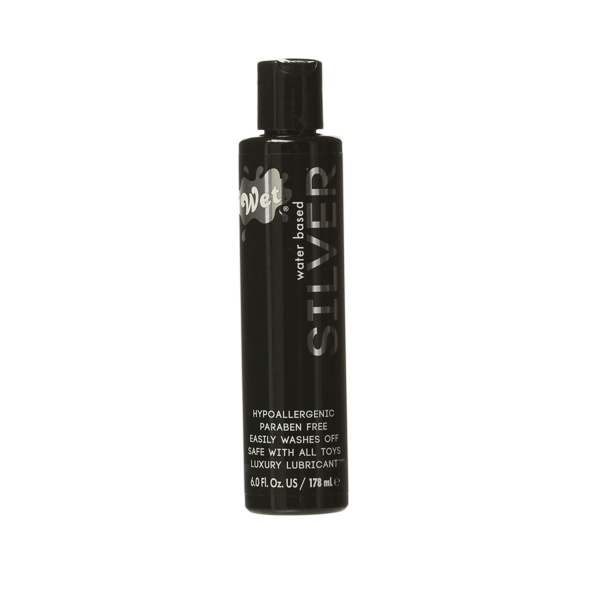 Wet Silver Water Based Lubricant – 6 oz.