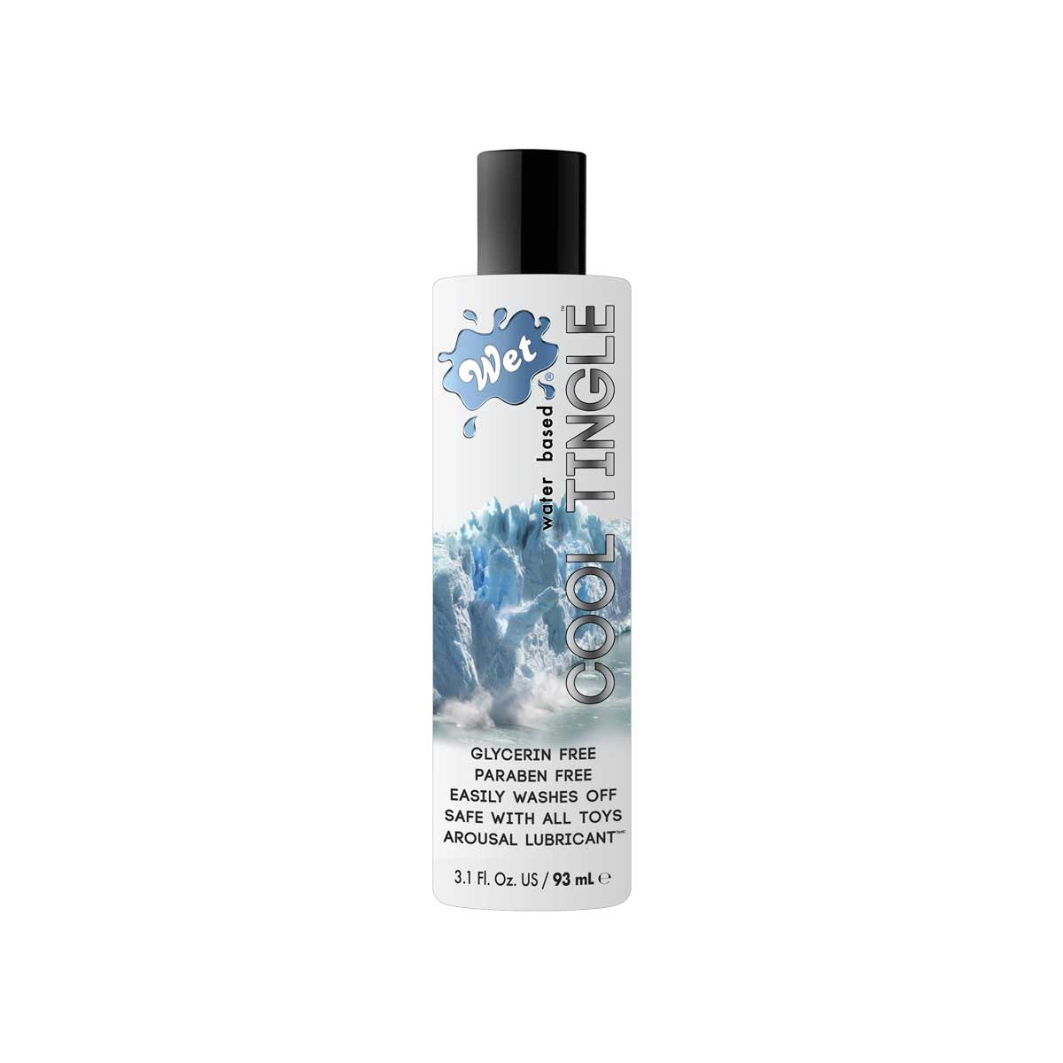 Wet Cool Tingle Water Based Lubricant – 3oz.