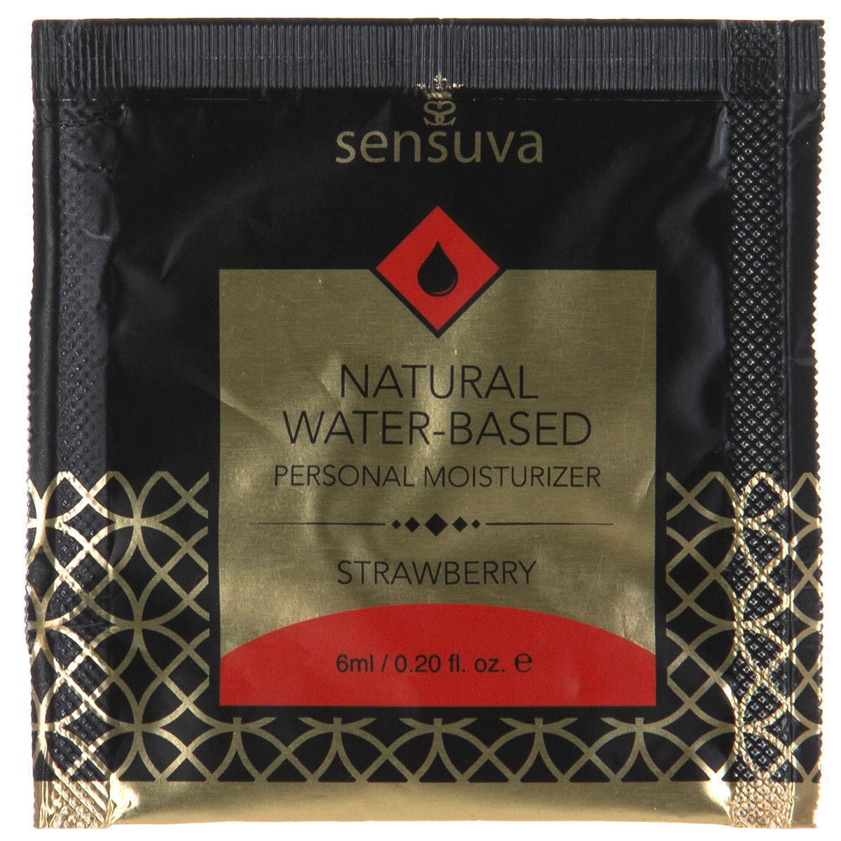 Sensuva Natural Water-Based – Flavoured Personal Moisturizer - 6ml/0.2oz, Strawberry