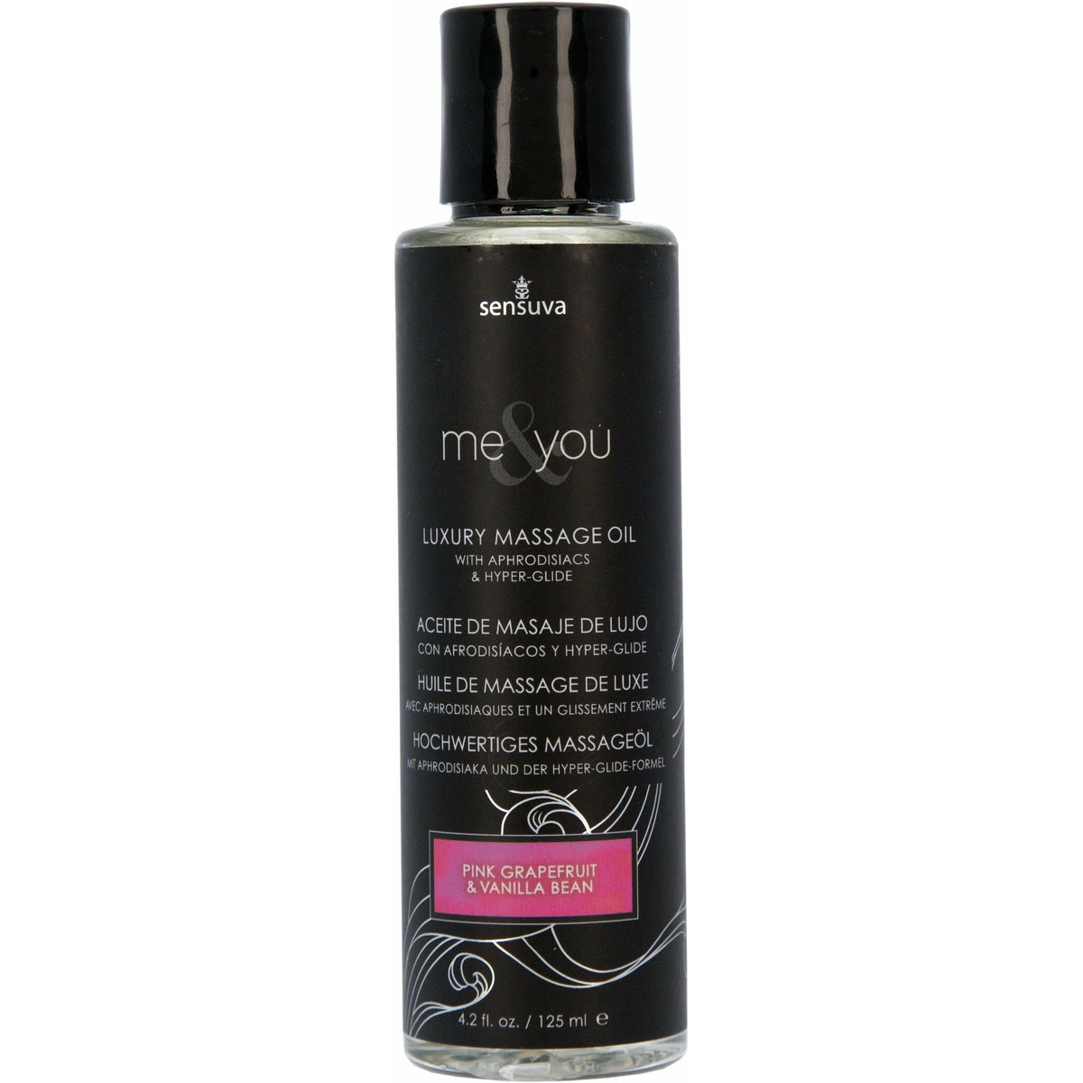 Sensuva Me&amp;You – Luxury Massage Oil – 4.2 oz - Grapefruit &amp; Vanilla Bean