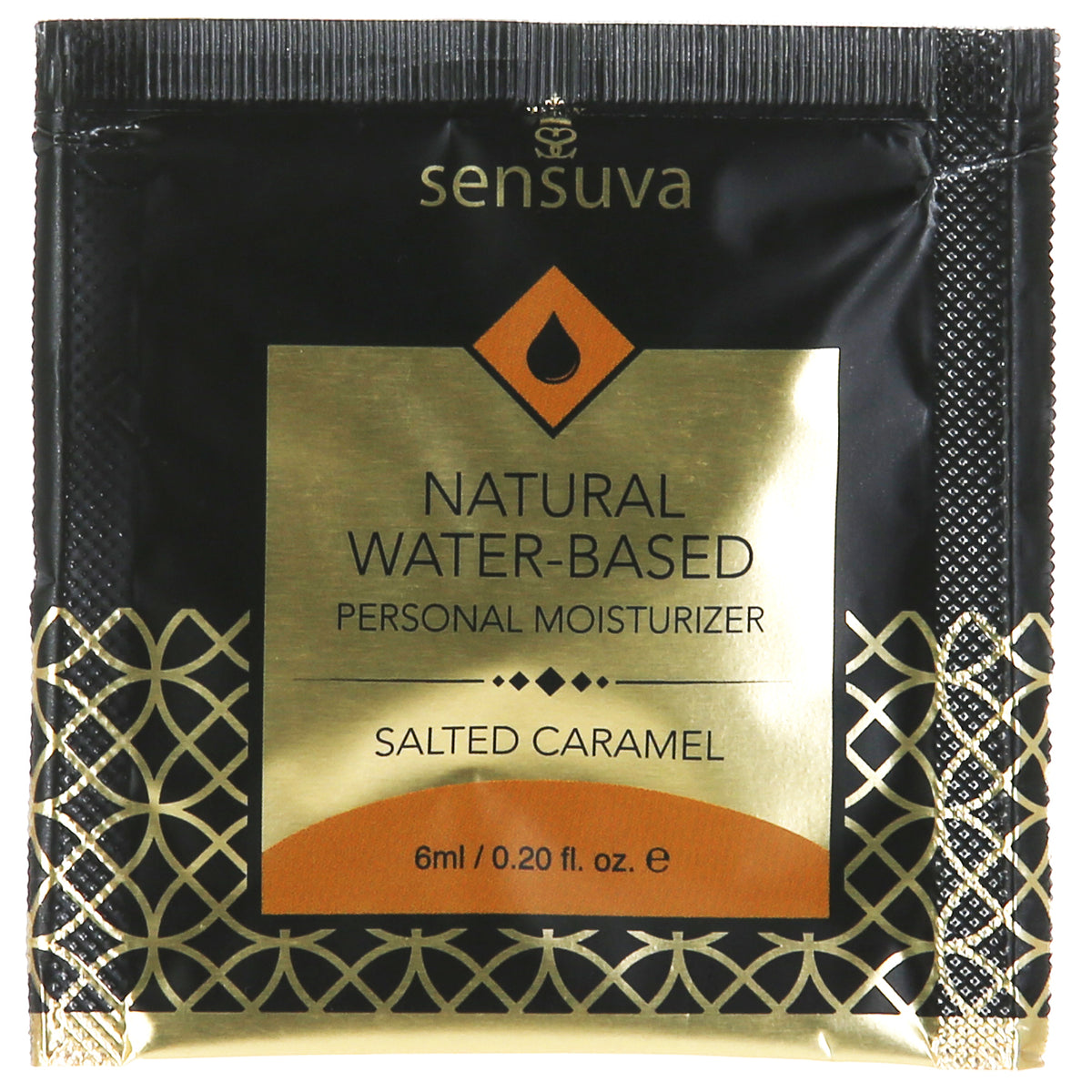 Sensuva Natural Water-Based – Flavoured Personal Moisturizer - 6ml/0.2oz, Salted Caramel