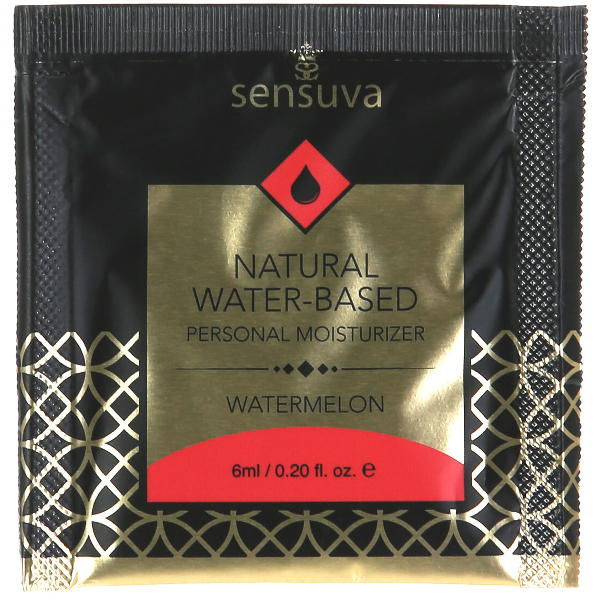 Sensuva Natural Water-Based – Flavoured Personal Moisturizer - 6ml/0.2oz, Watermelon