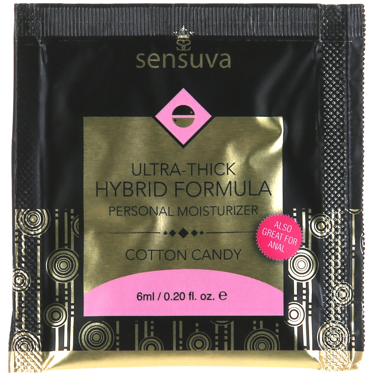 Sensuva Ultra-Thick Hybrid Formula – Personal Moisturizer - 6ml/0.2oz, Cotton Candy