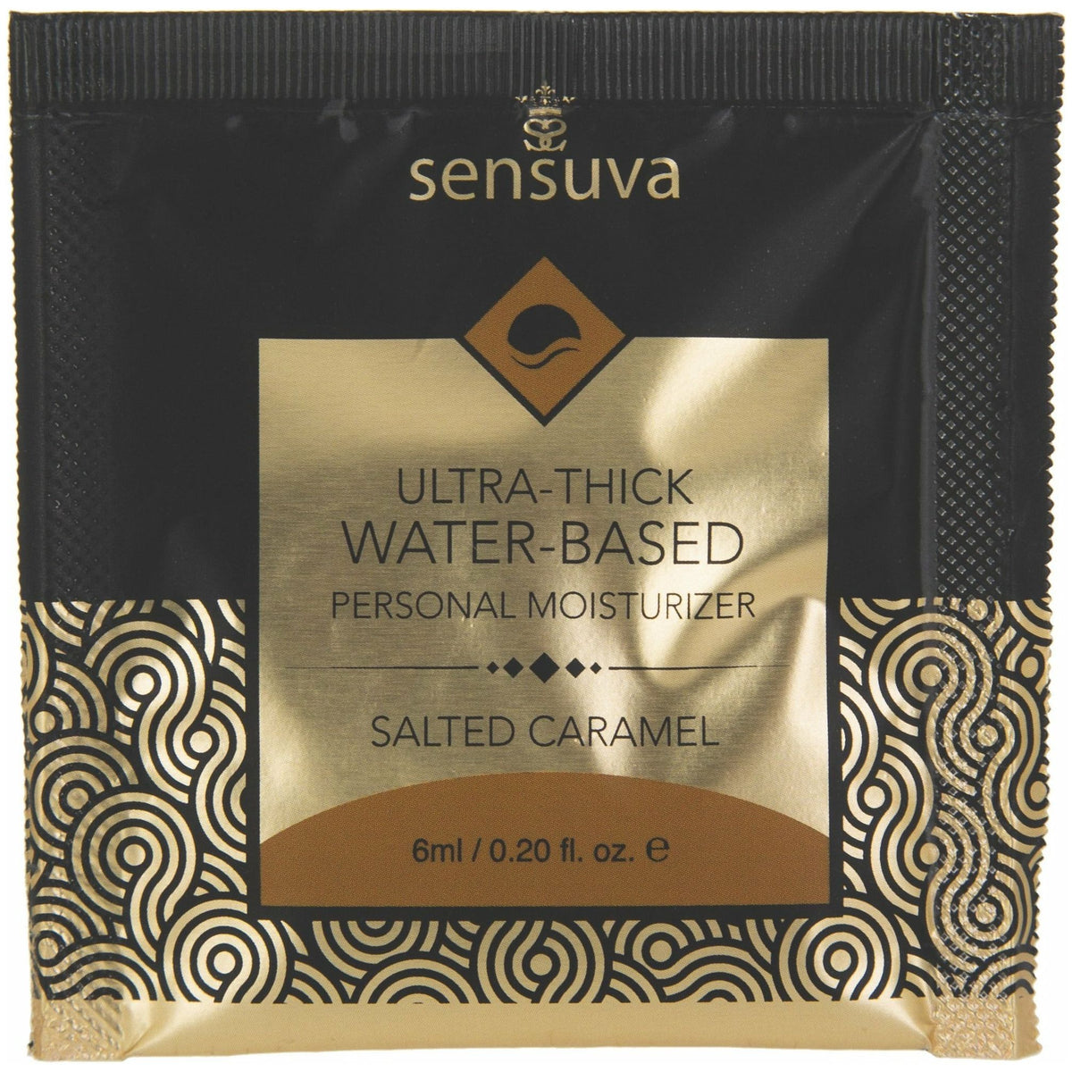 Sensuva Ultra-Thick Water-Based Formula – Personal Moisturizer – Salted Caramel - 6ml/0.20 oz