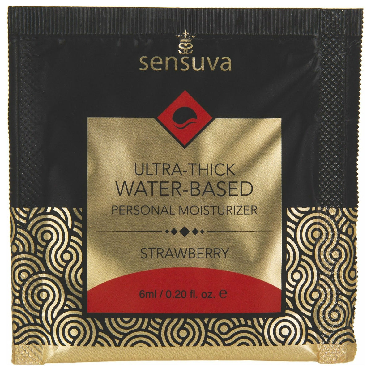 Sensuva Ultra-Thick Water-Based Formula – Personal Moisturizer – Strawberry - 6ml/0.20 oz