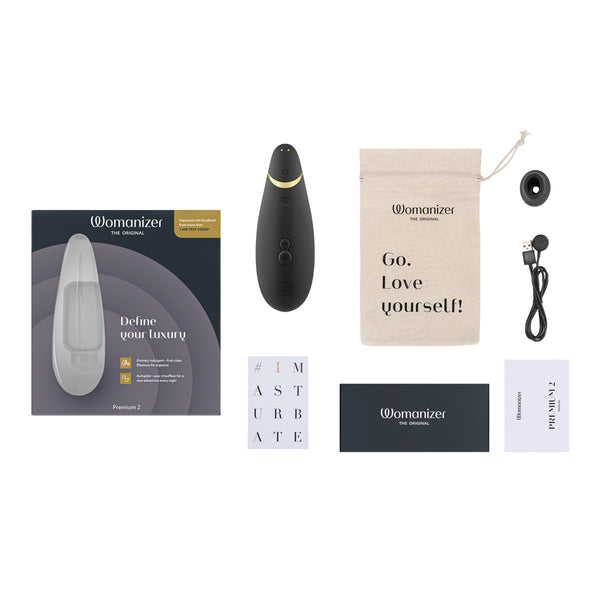 Womanizer Premium 2 – Clitoral Stimulator - Black