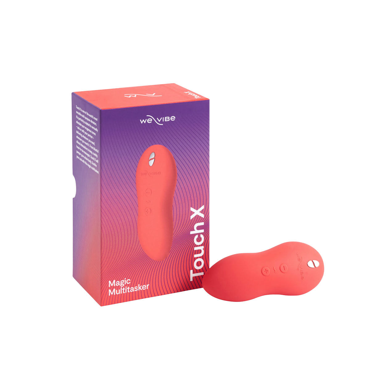 We-Vibe - Forever Favorites – Lay-On Vibrating Massager &amp; Bullet Vibrator Special Edition Set – Red/Coral
